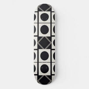 Skate Moderno Abstrato Geométrico Com Círculos