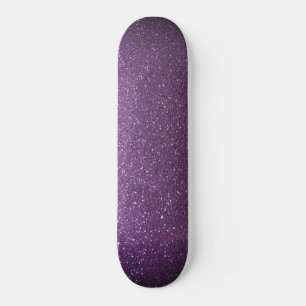 Skate Moderno Ombre Preto Roxo Brilhante Simples Urbano