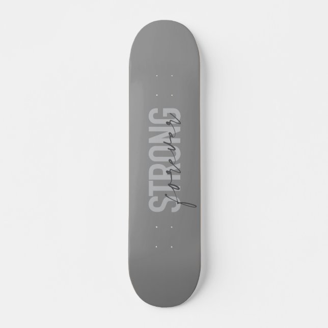 Skate Moderno, simples, elegante design forte para sempr (Frente)