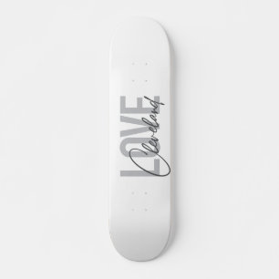Skate Moderno, simples, urbano, legal design Love Clevel