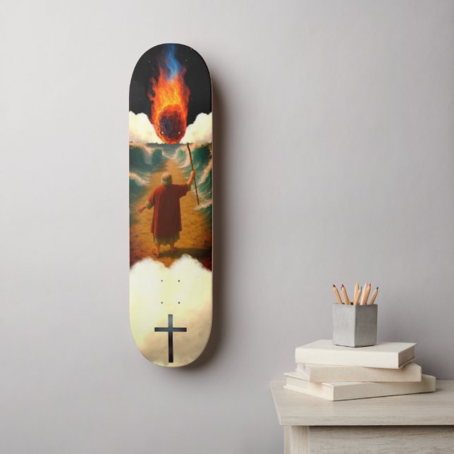 Skate Moisés e o Mar Vermelho (Arte de parede)