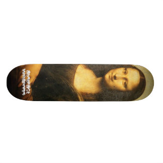 Skate Mona Lisa, armas abstratas