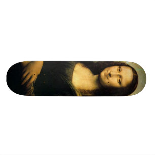 Skate Mona-lisa-pintura