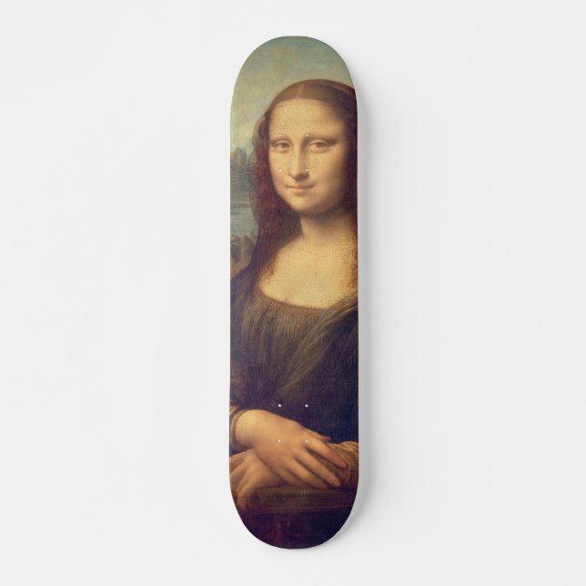 Skate Mona Lisa por Leonardo da Vinci (Frente)