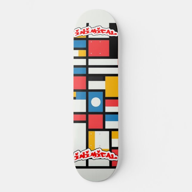 Skate Mondrian Inimical (Frente)
