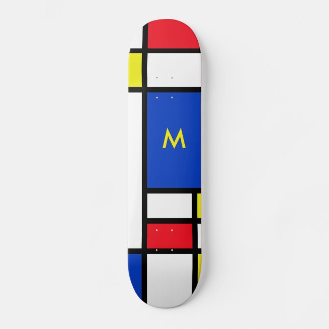 Skate Mondrian inspirou a arte abstracta do design (Frente)