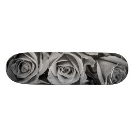 Skate monocromático dos rosas