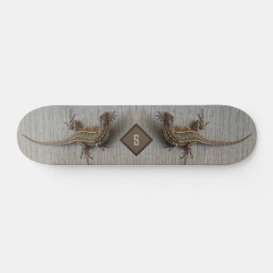 Skate Monograma de Lagarto Duplo