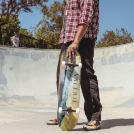 Skate Monograma de Montanhas de Paraíso Mágico