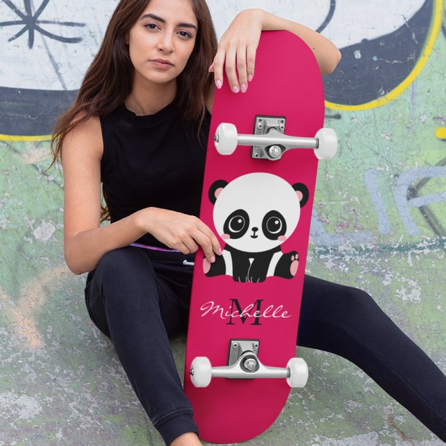 Skate Monograma - Panda Personalizada em Púrpura (Criador carregado)