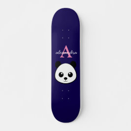 Skate Monograma Personalizado de Urso de Panda Bonito