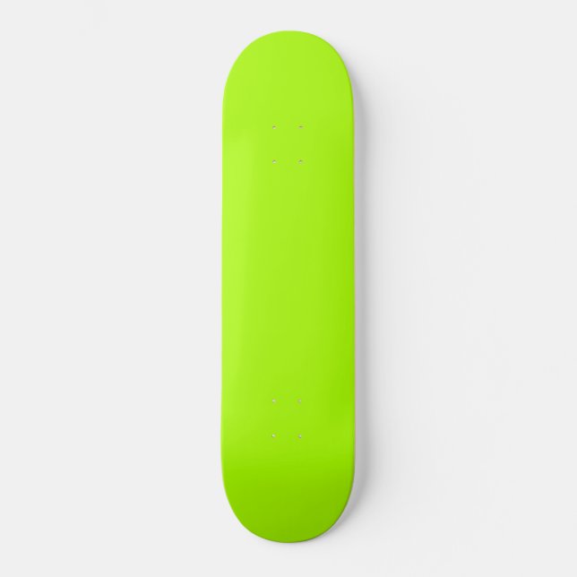 Skate monograma verde neon (Frente)