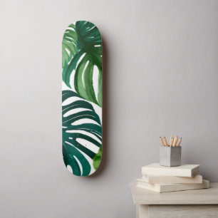 Skate Monstera Deixa Aquarela