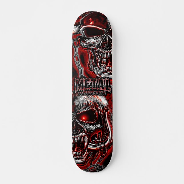 Skate Monstro do metal pesado (Frente)
