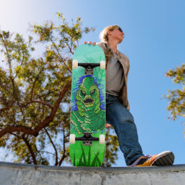 Skate Monstro do Pântano Diversão Assustadora
