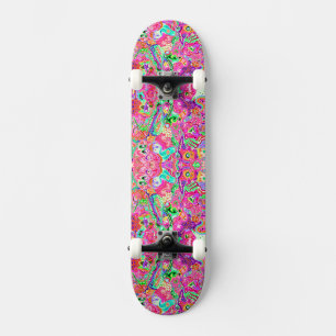 Skate Monstros abstratos mistos coloridos fofos