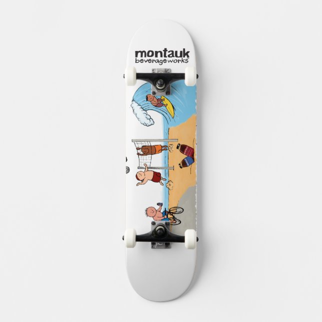 Skate Montauk BeefekWorks Longboard Deck (Frente)