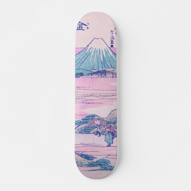 Skate Monte Fuji Ukiyo-e Arte japonesa (Frente)