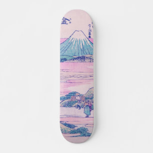 Skate Monte Fuji Ukiyo-e japonês Vintage Art