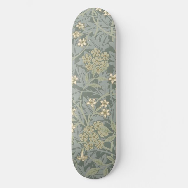 Skate Morris Vine & Jasmine Garden Flor Clássica (Frente)