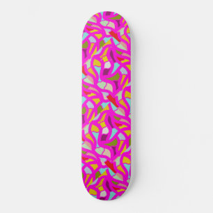 SKATE MOSAIC MISTURA DE CORES BRILHANTES DE PASSAGEM LOU