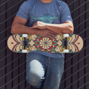 Skate mosaico árabe marroquino