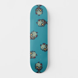 Skate Motif zombie bleu