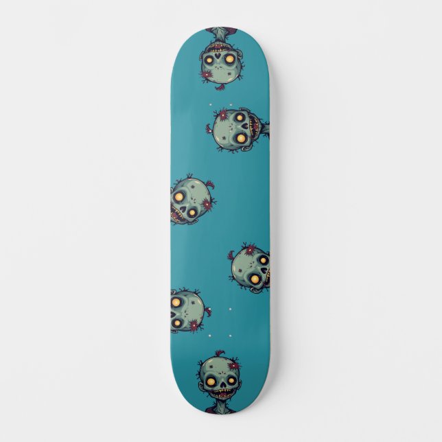 Skate Motif zombie bleu (Frente)