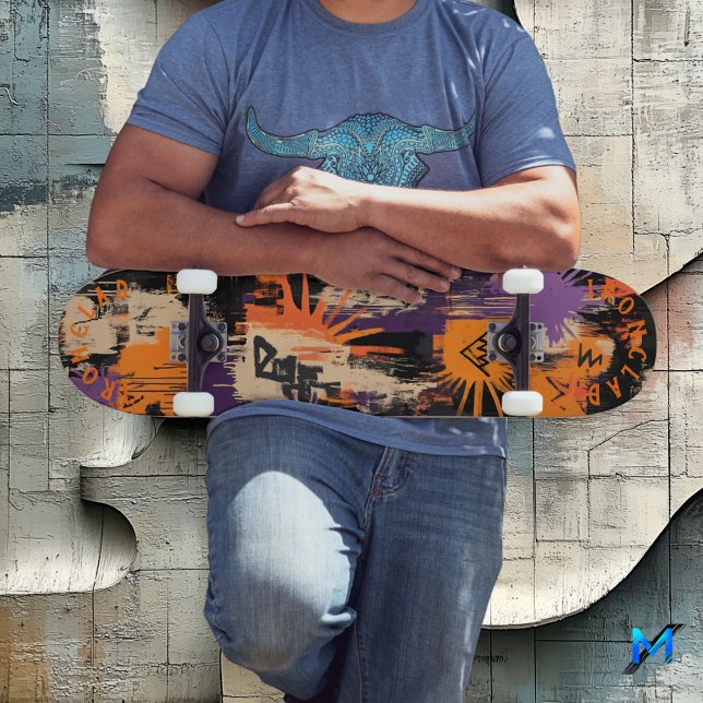 Skate Motifs Sunburst Inspirados no Grafite Halloween e  (Criador carregado)