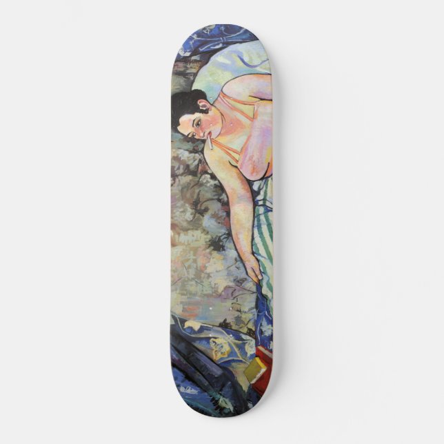Skate Mulher no quarto azul (por Suzanne Valadon) (Frente)