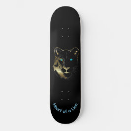 Skate Mulheres Skateboard, Coração de um Leão