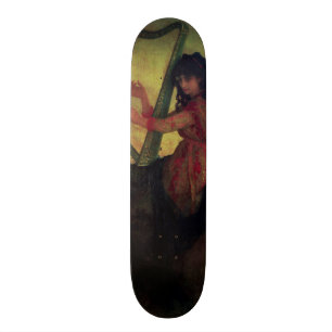 Skate Musa que joga a harpa