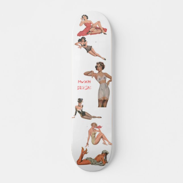 Skate Musashi projeta o Pinup (Frente)