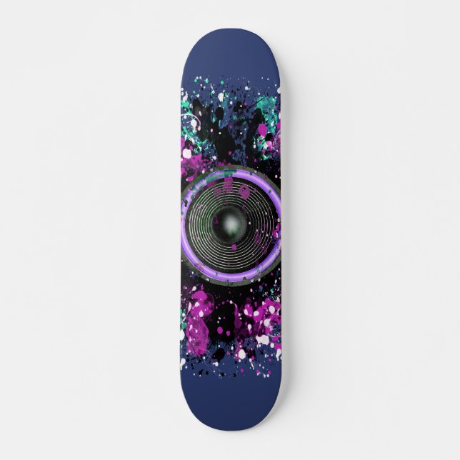 Skate Music speaker and splattered paint (Frente)