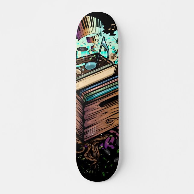 Skate Música Vinyl Crate (Frente)