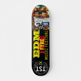 skate MÚSICO EDM FYRE, deck de 7 ¾"