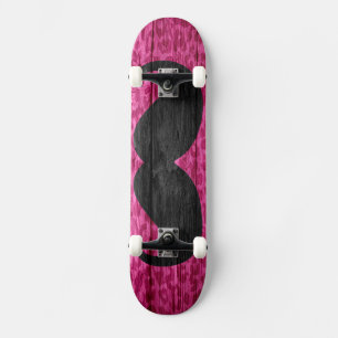 Skate Mustache Leopard Vintage #11