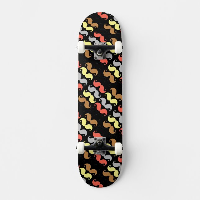 Skate Mustache Rainbow (Frente)
