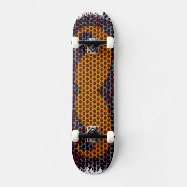 Skate Mustache Vintage (Frente)