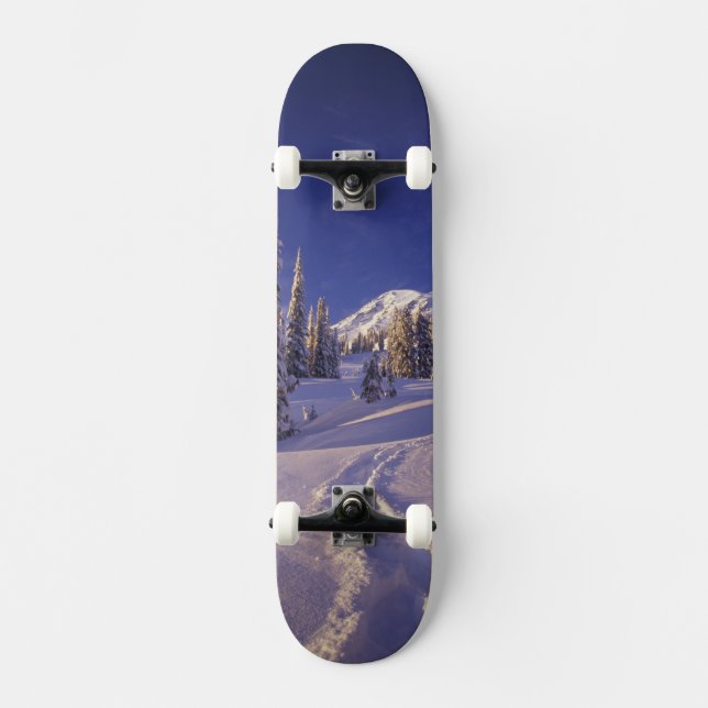 Skate NA, EUA, Washington, Mt. Rainier NP, Neve profunda (Frente)