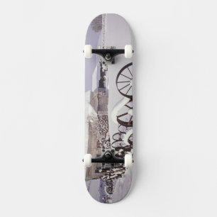 Skate NA, EUA, Washington, Uniontown, Celeiro branco e