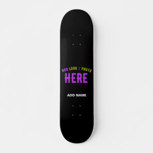 SKATE NA MODA MODERNO PERSONALIZÁVEL NEGRO VERIFICADO CO