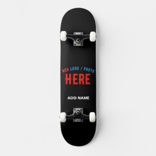 SKATE NA MODA MODERNO PERSONALIZÁVEL NEGRO VERIFICADO CO