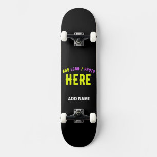 SKATE NA MODA MODERNO PERSONALIZÁVEL NEGRO VERIFICADO CO