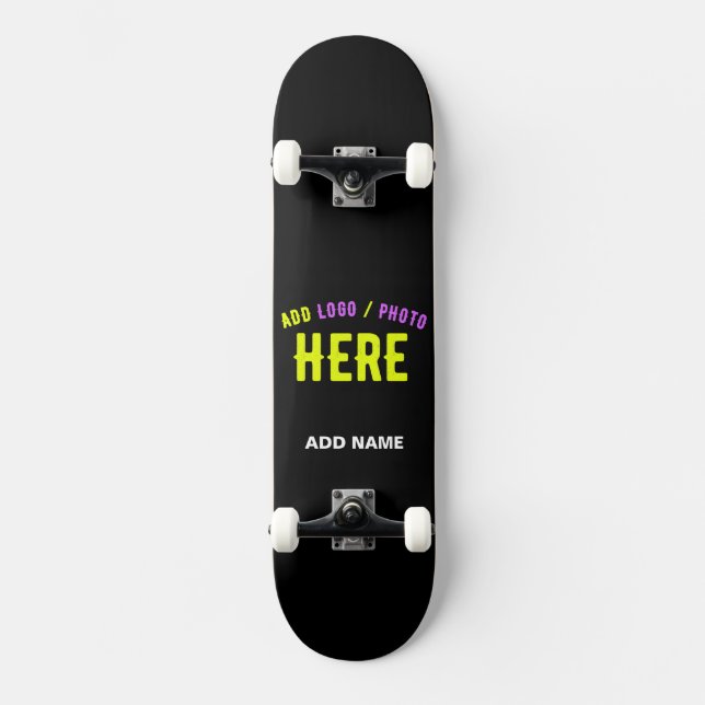 SKATE NA MODA MODERNO PERSONALIZÁVEL NEGRO VERIFICADO CO (Frente)
