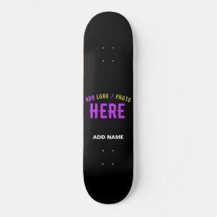 SKATE NA MODA MODERNO PERSONALIZÁVEL NEGRO VERIFICADO CO