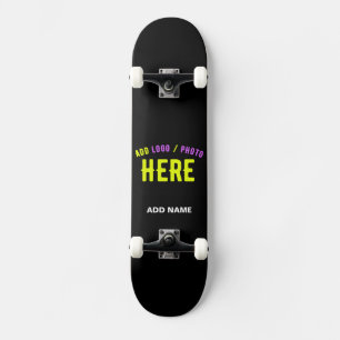 SKATE NA MODA MODERNO PERSONALIZÁVEL NEGRO VERIFICADO CO
