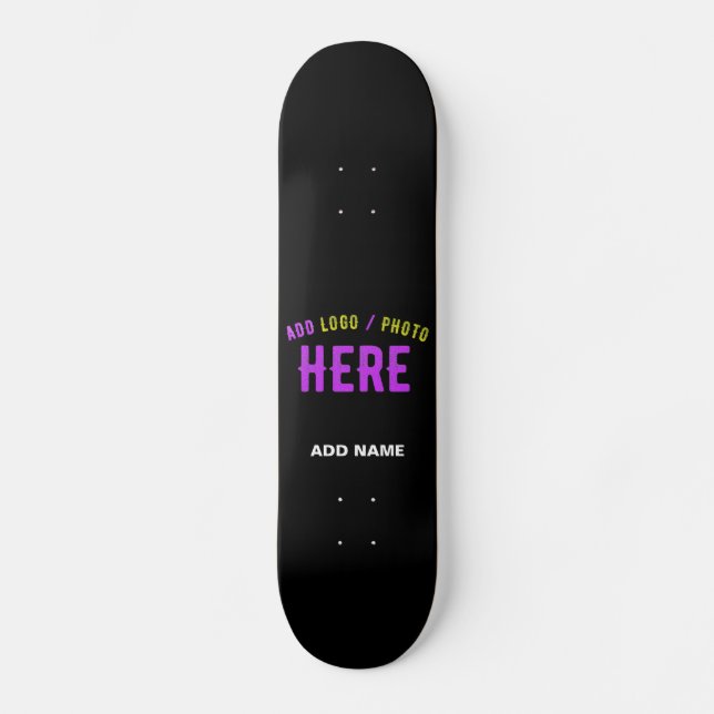 SKATE NA MODA MODERNO PERSONALIZÁVEL NEGRO VERIFICADO CO (Frente)