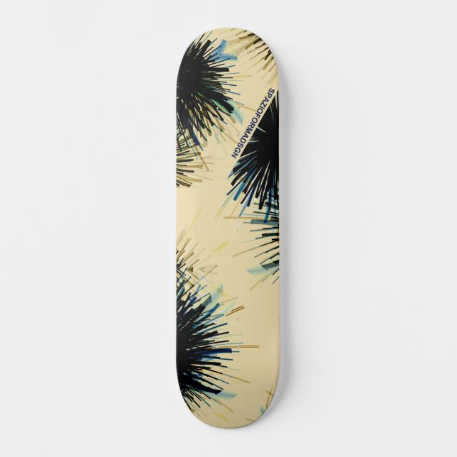 Skate Na sombra da cor Bege (Frente)