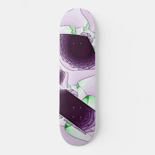 Skate Na sombra da cor Violeta